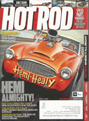 HOT ROD 2016 MAY - HEMI vs HEMI, AERO CAR WARS, HEMI HEALY, HELLCAT SWAPS